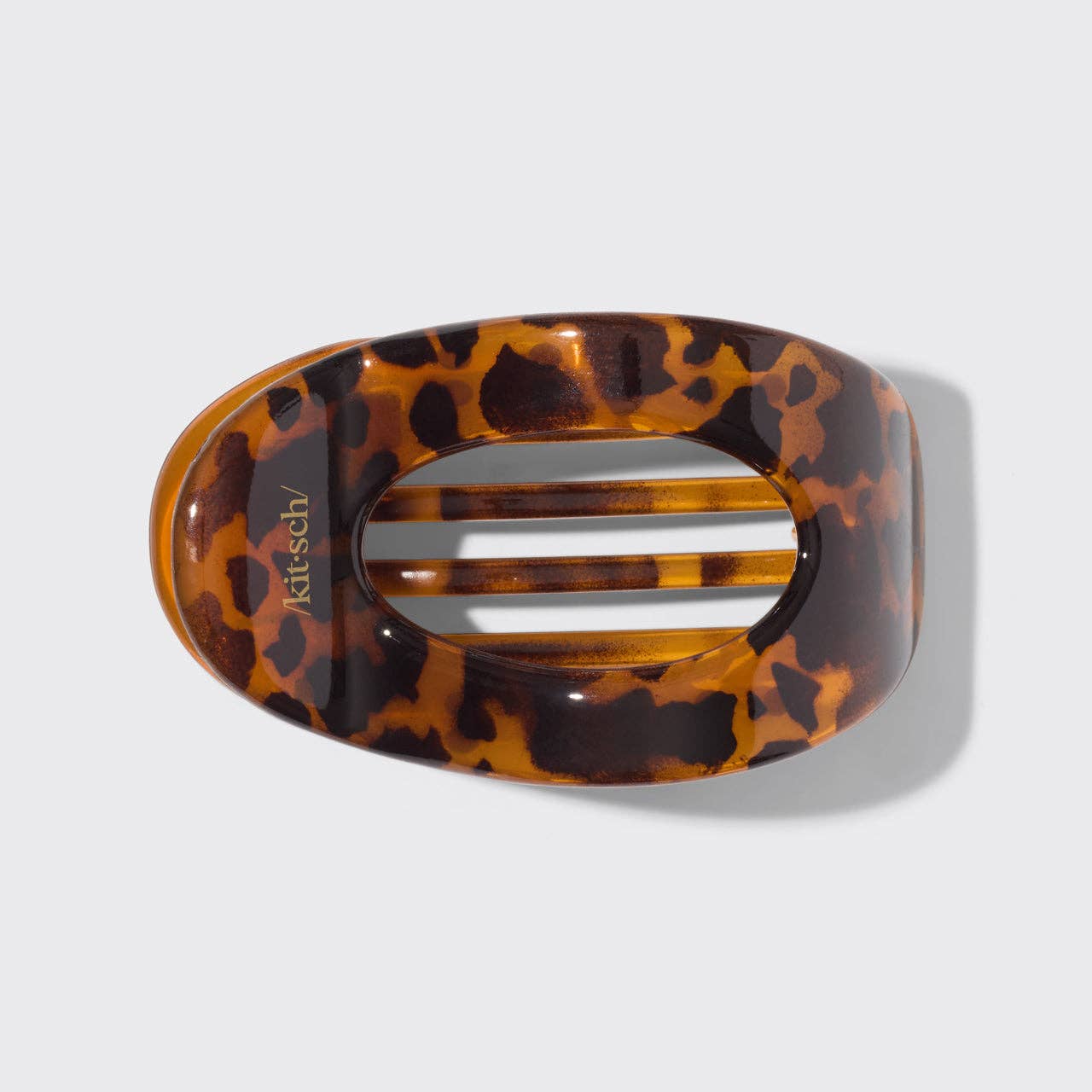 Recycled Plastic Large Flat Cloud Clip - Tortoise