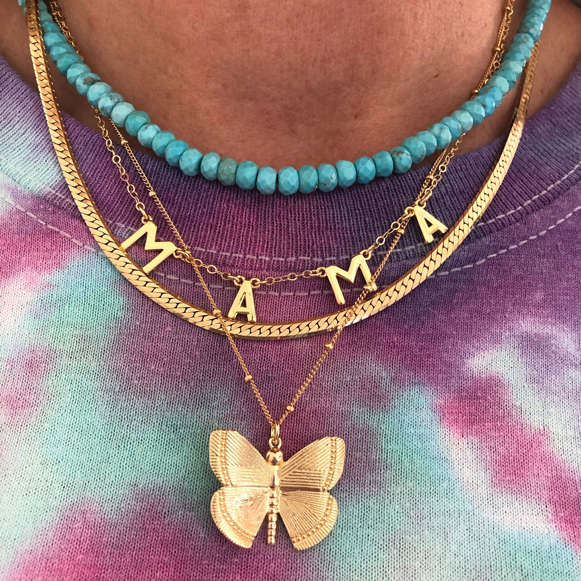 Mona Necklace: Mini 1/2&quot;