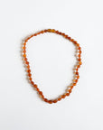 Raw Cognac Baltic Amber Necklace - 18"