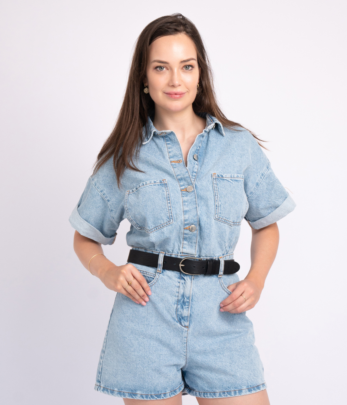 Dieke Classic Full Grain Leather Belt for Women