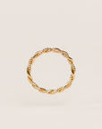 Braided Twist Ring by ABLE - Gold-filled