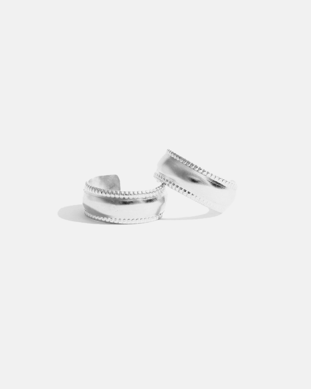 Chunky Column Hoop Earrings