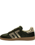 Cloud W26 Sneaker Velvet Olive Gold by Back 70