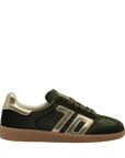 Cloud W26 Sneaker Velvet Olive Gold by Back 70