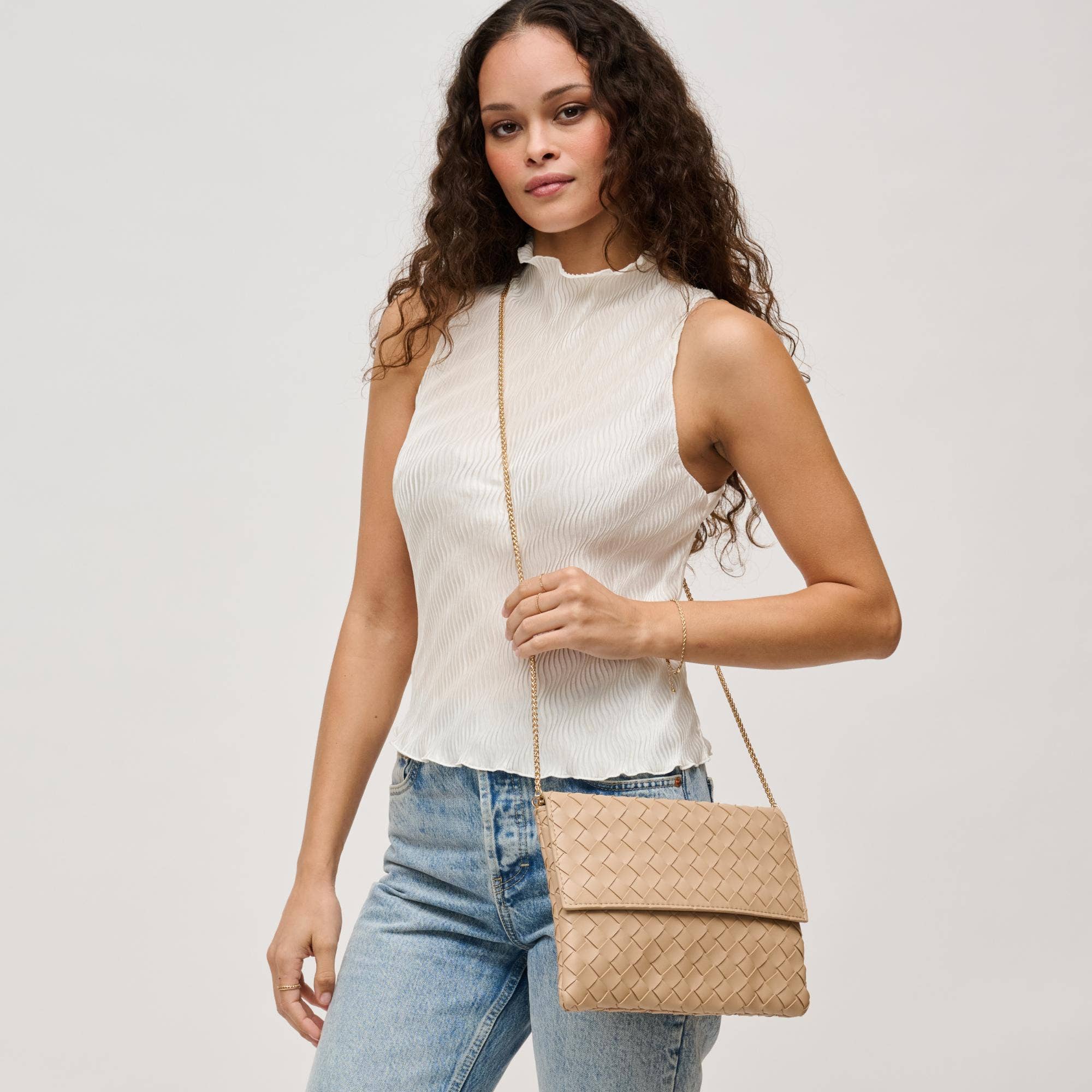 Ivy Woven Clutch