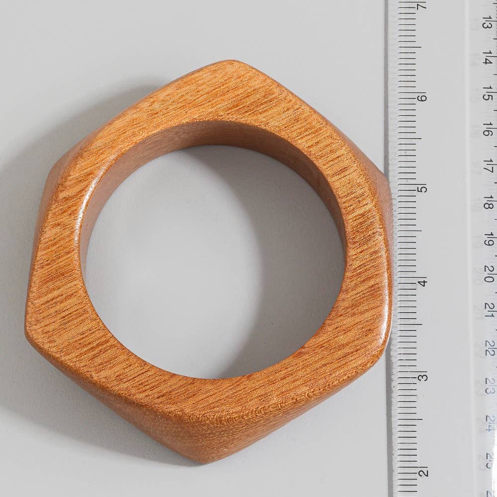 Wooden Bangle Bracelet