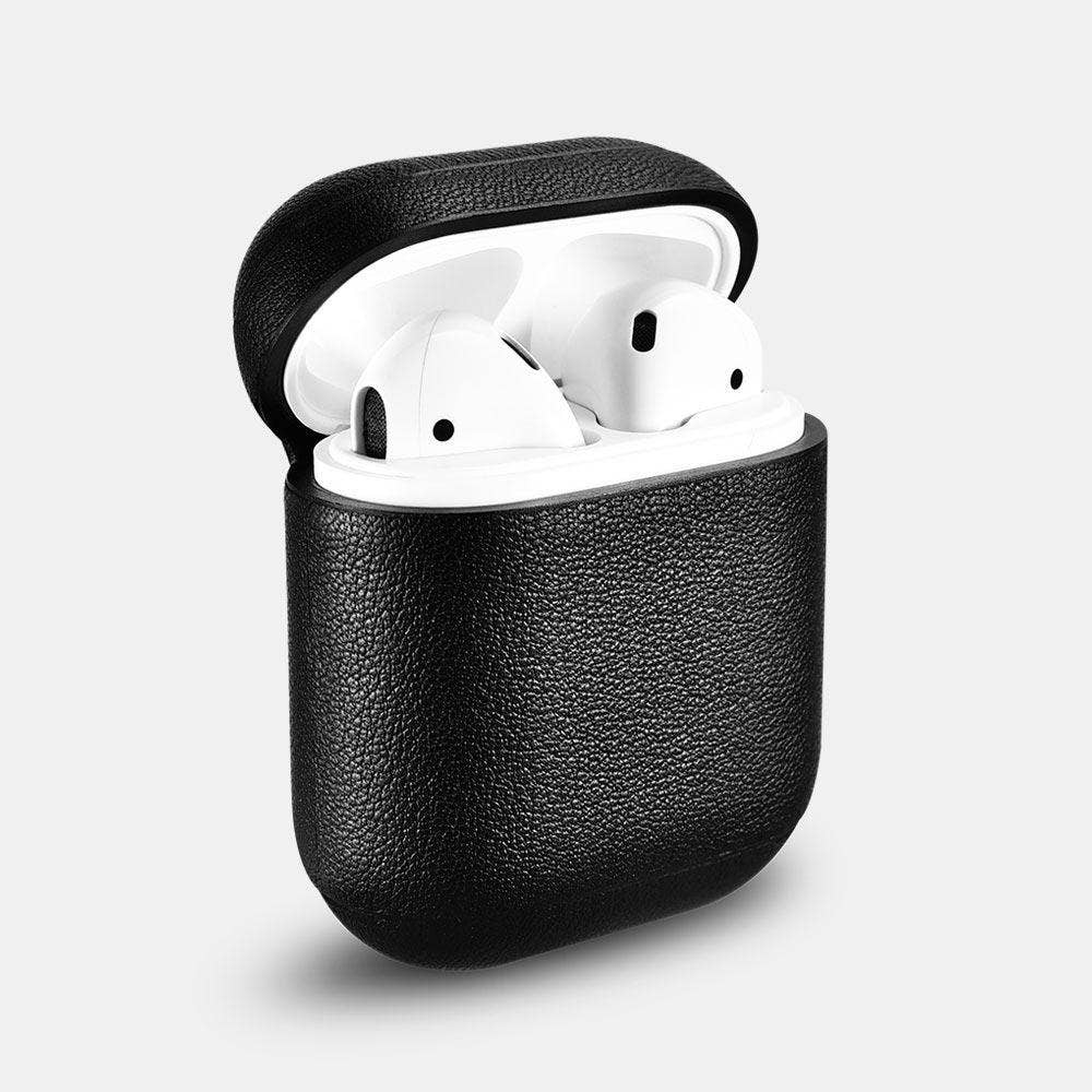 Leather AirPods Case - Black