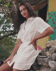 Annabelle Eyelet Mini Dress