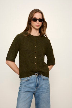 Short Sleeve Cardigan - Kalamata