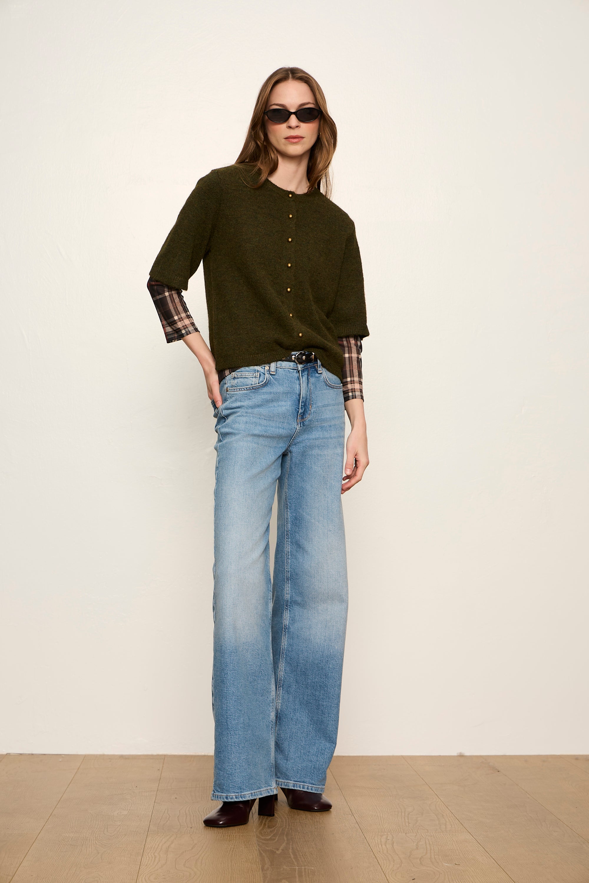 Short Sleeve Cardigan - Kalamata