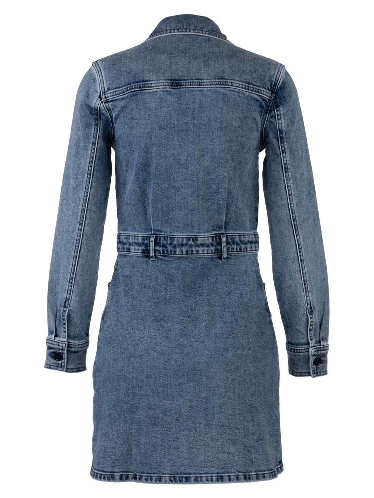Arlington Long Sleeve Denim Mini Dress