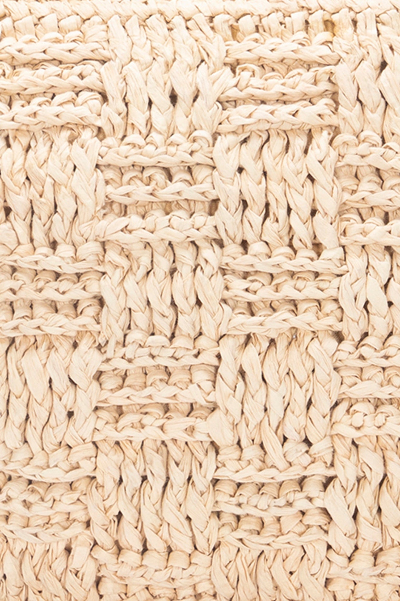Close-up of a beige woven texture