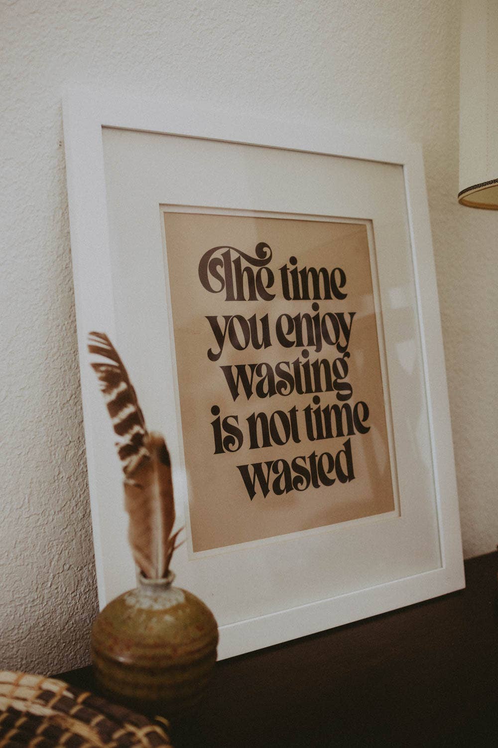 Letterpress: Wasted Time