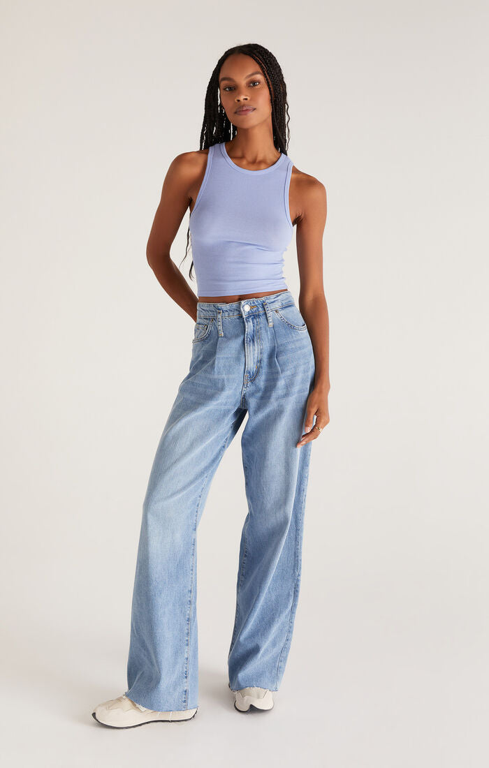 Hannah Cropped Rib Tank