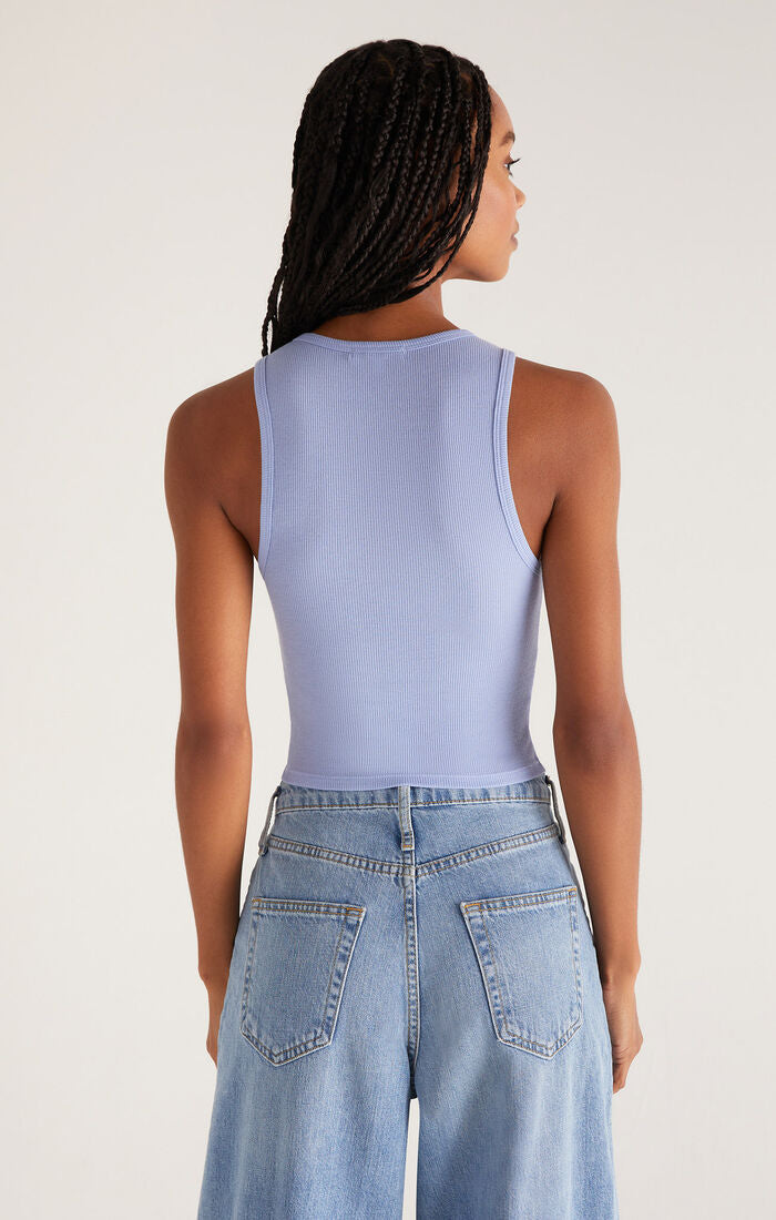 Hannah Cropped Rib Tank