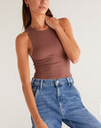 Hannah Cropped Rib Tank