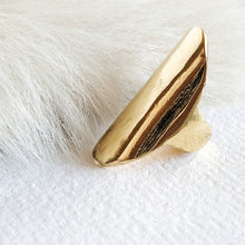 Load image into Gallery viewer, Handmade Armor Band Ring - Brass