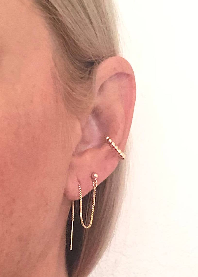 Latifah Threader/Stud Earrings